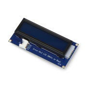 Grove - LCD 2x16 I2C displej, bílý a modrý, s podsvícením