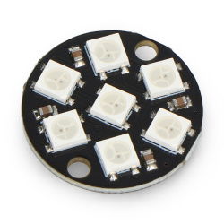 RGB LED prsten 7 x WS2812 5050