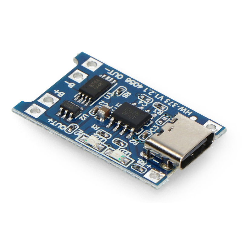 Nabíječka Li-Pol HW-373 v1.2.1 TP4056 jednočlánková 1S 3,7 V