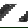 Szafa instalacyjna rack wisząca - 10" 12U 280x310mm - czarna - - zdjęcie 3