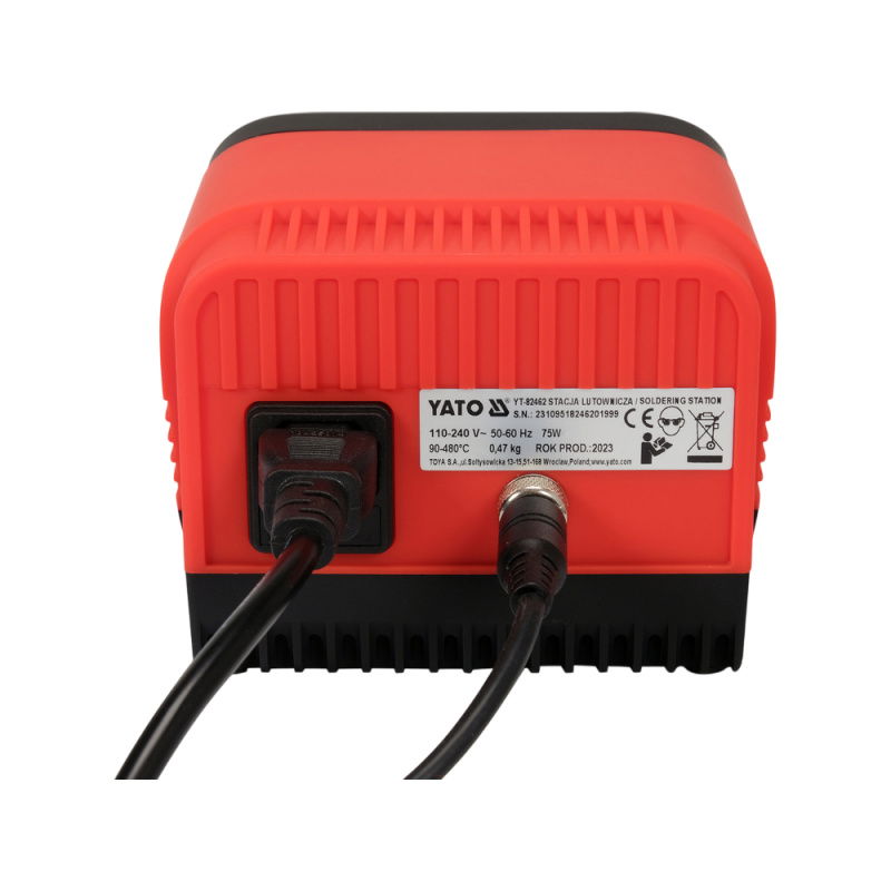 STACJA LUTOWNICZA NA GROT T12 Z WYŚWIETLACZEM LCD (YT-82462)