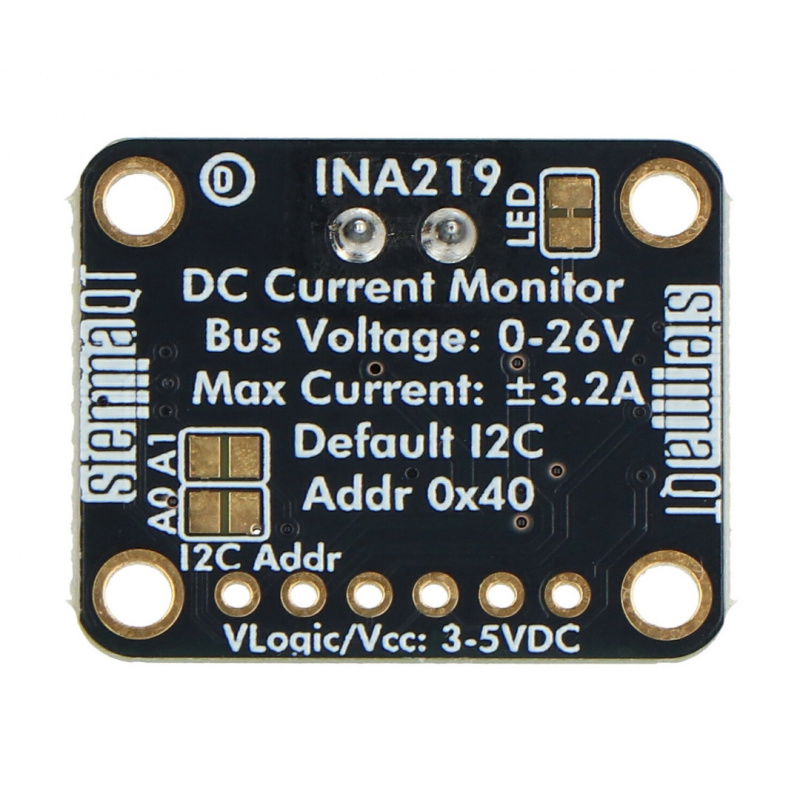 Obousměrný snímač proudu / výkonu - INA219 - 26V 3,2A - STEMMA
