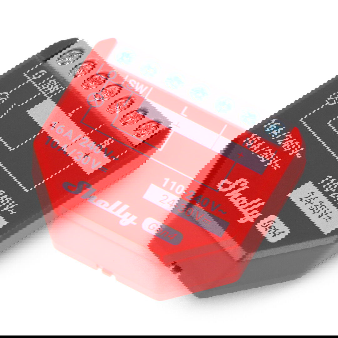 Sterownik Shelly 1 PM Gen4 Zigbee/Matter