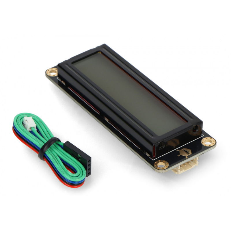 DFRobot Gravity - LCD displej 2x16 I2C - šedý - pro Arduino