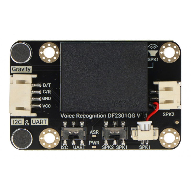 Gravity - offline modul pro rozpoznávání hlasu - I2C, UART -