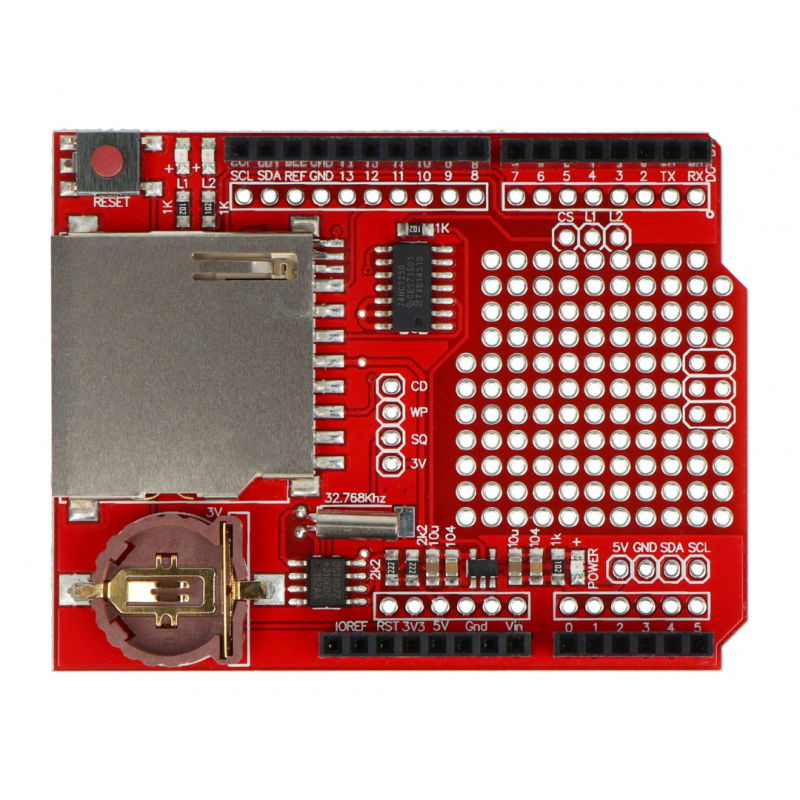 DataLogger Shield V1.0 s čtečkou SD karet pro Arduino