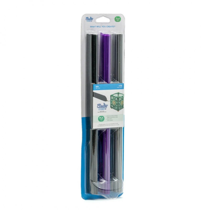 Filament 3Doodler Create i PRO, PLA, 3mm, 75 sztuk, 3 kolory