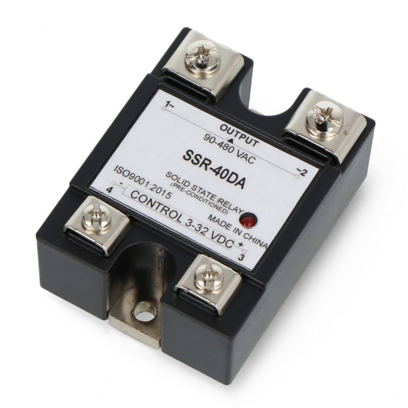 Polovodičové relé SSR-40A 480VAC / 40A - 32VDC