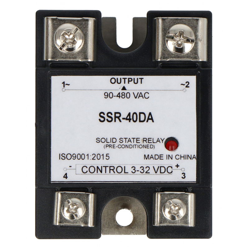 Polovodičové relé SSR-40A 480VAC / 40A - 32VDC