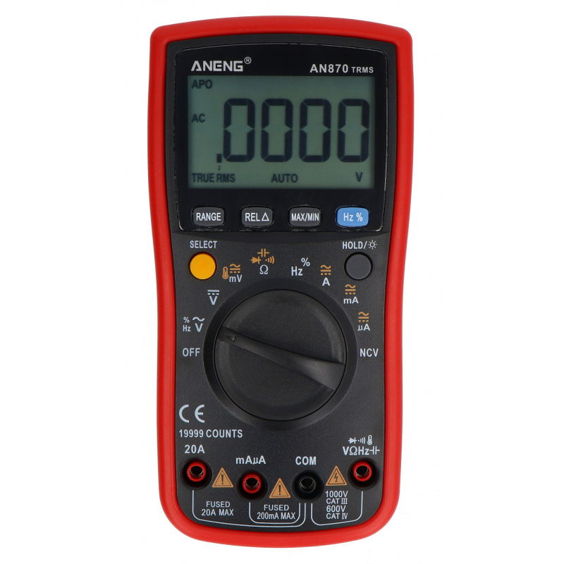 AN870 Pro miernik cyfrowy uniwersalny LCD TrueRms Aneng