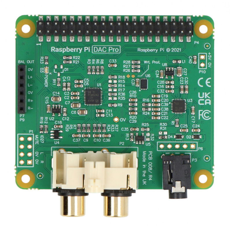 Raspberry Pi DAC Pro - zvuková karta IQaudIO pro Raspberry Pi
