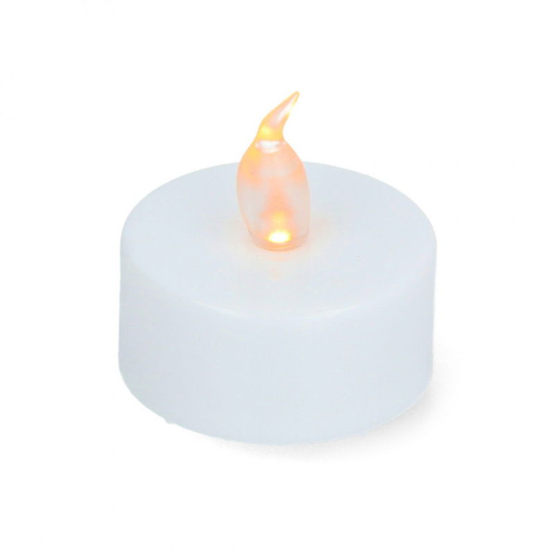 LED Flame Tea Light Candle Set Warm Yellow (12pcs) - KC008