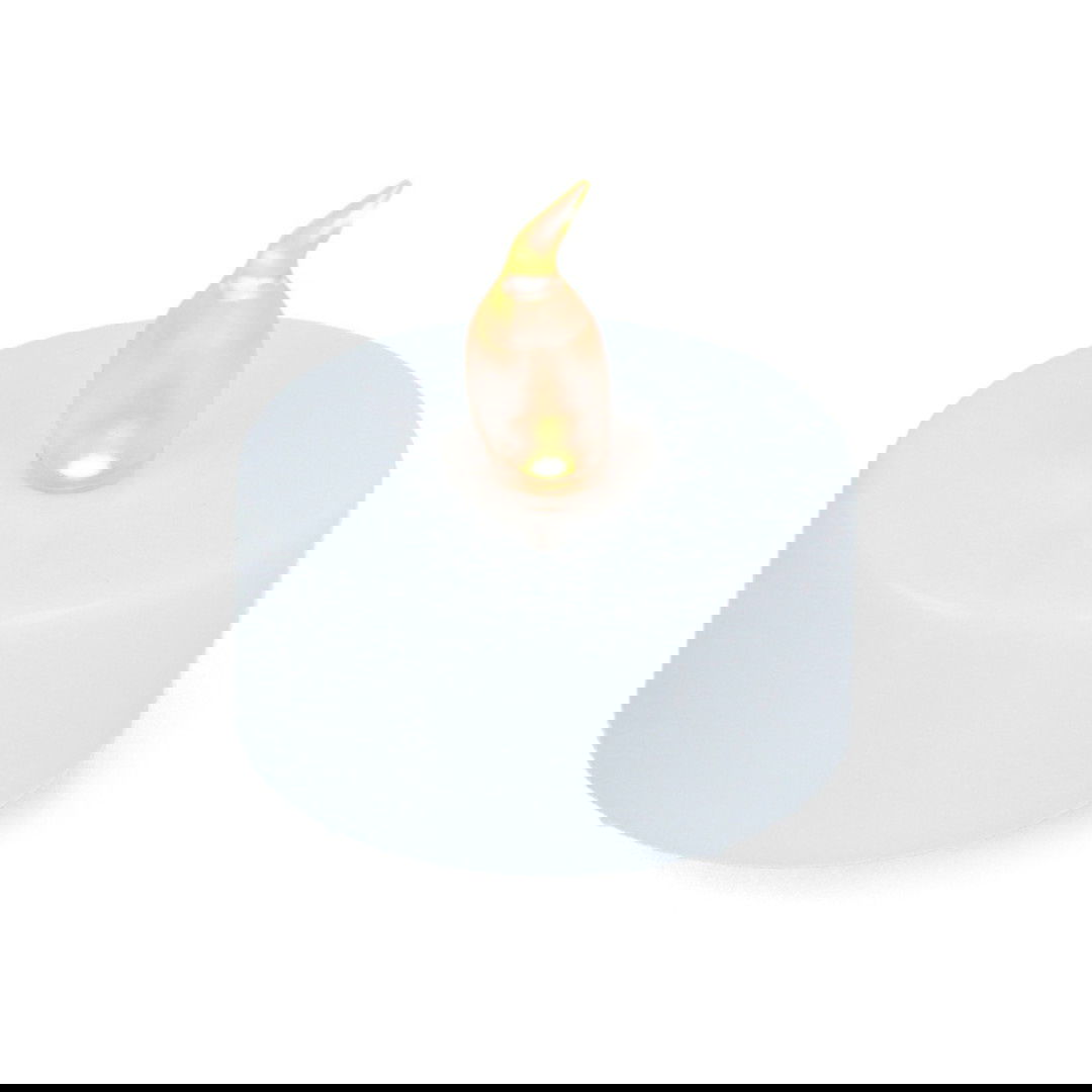 LED Flame Tea Light Candle Set Warm Yellow (12pcs) - KC008