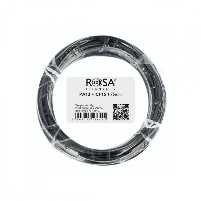 FILAMENT 3D PA12 + 15CF 50g