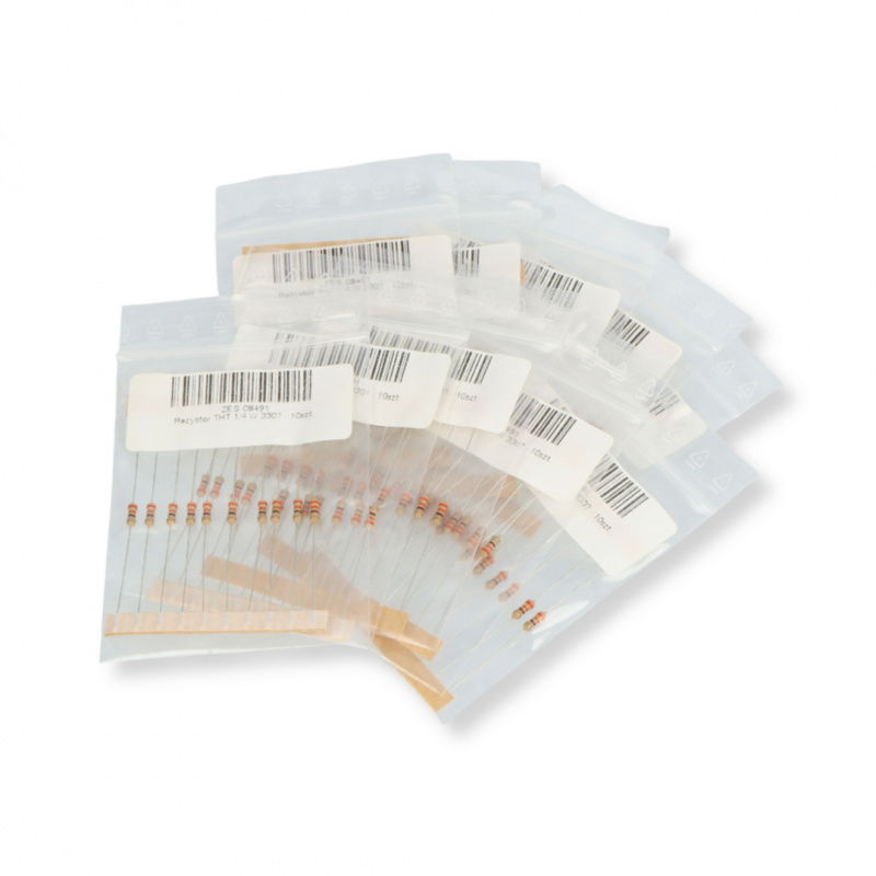 THT rezistor 1/4 W 330Ω - 10ks.