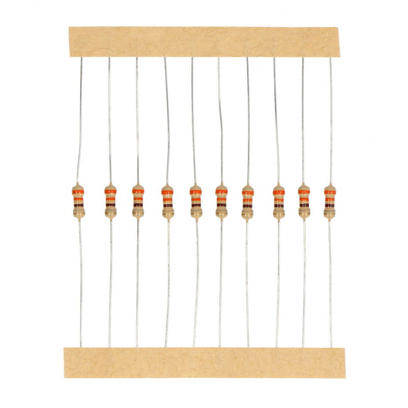 THT rezistor 1/4 W 330Ω - 10ks.