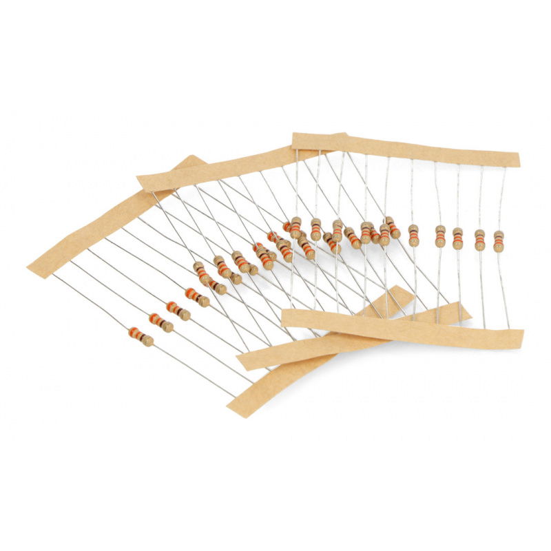 THT rezistor 1/4 W 330Ω - 10ks.