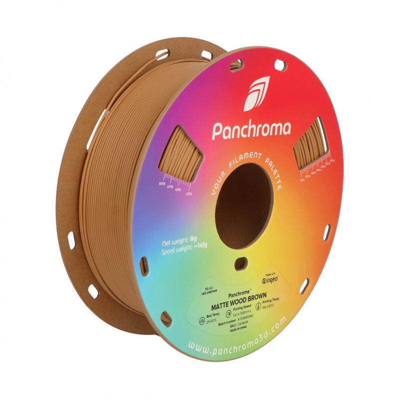 Polymaker Panchroma PLA filament 1,75mm, 1kg - Wood Brown