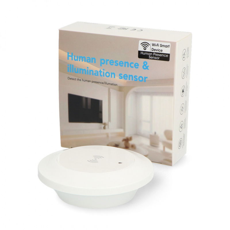 RTX Czujnik mikrofalowy sensor obecności WiFi TUYA Smart 230V