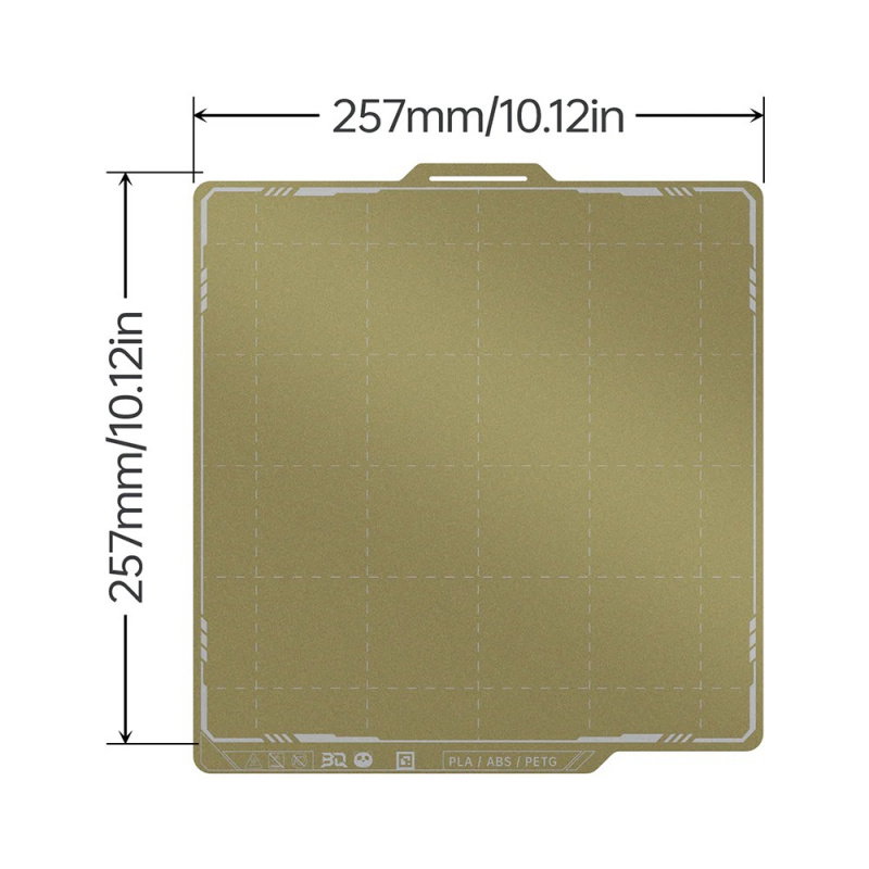 BIQU Panda Spring steel sheet Dual Textured PEI 257*257