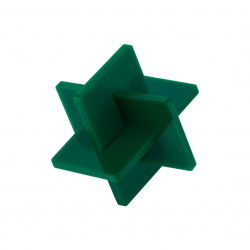 3mm Mistletoe Green Opaque Glossy Acrylic (3PCS) - YB005