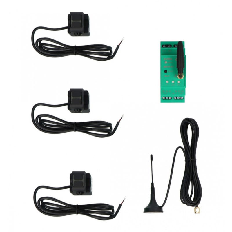 Monitor energii elektrycznej Wi-Fi 3F + N z anteną zewnętrzną -