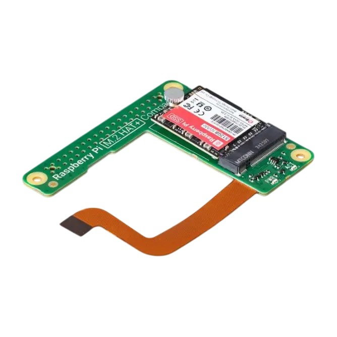 Raspberry Pi M.2 HAT+ Compact - NVMe disk a adaptér M.2 pro Raspberry Pi 5