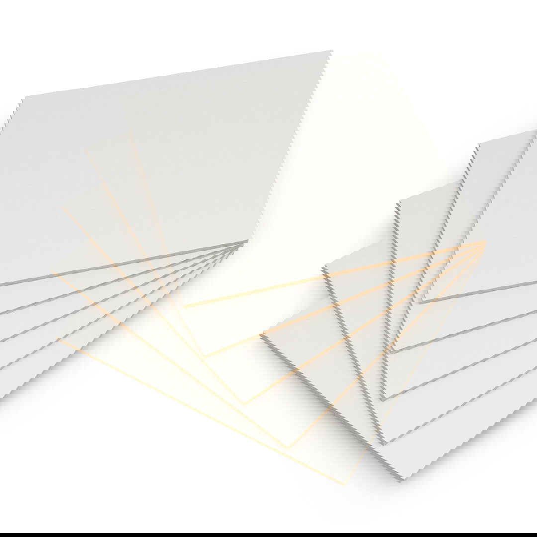 HDF biały 160x160mm - 5szt.