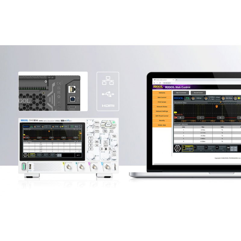 Oscyloskop cyfrowy RIGOL DHO804