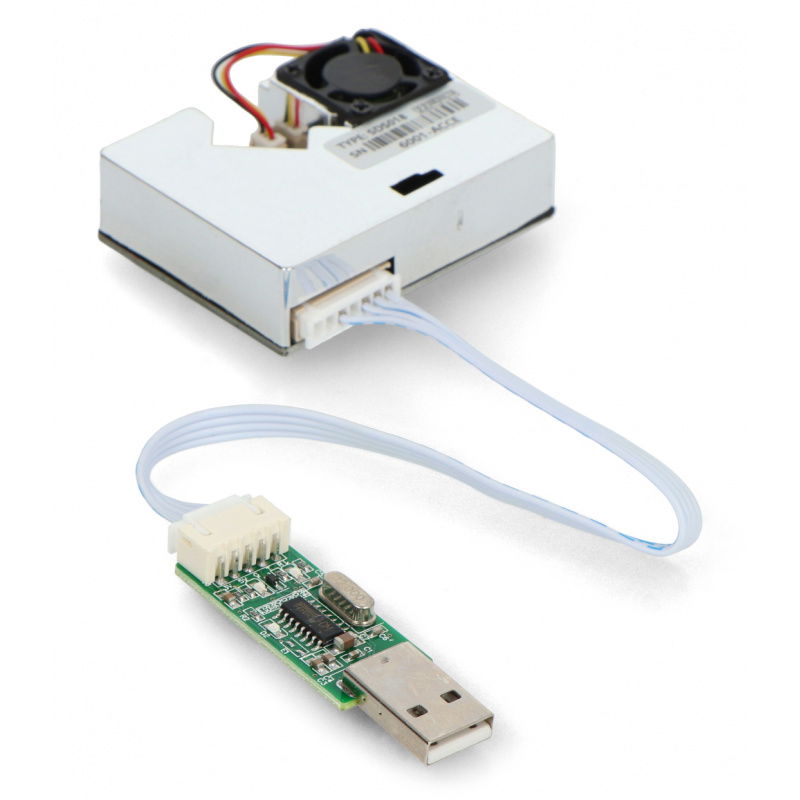 Laserový snímač čistoty prachu / vzduchu PM2,5/PM10 SDS018 - 5V