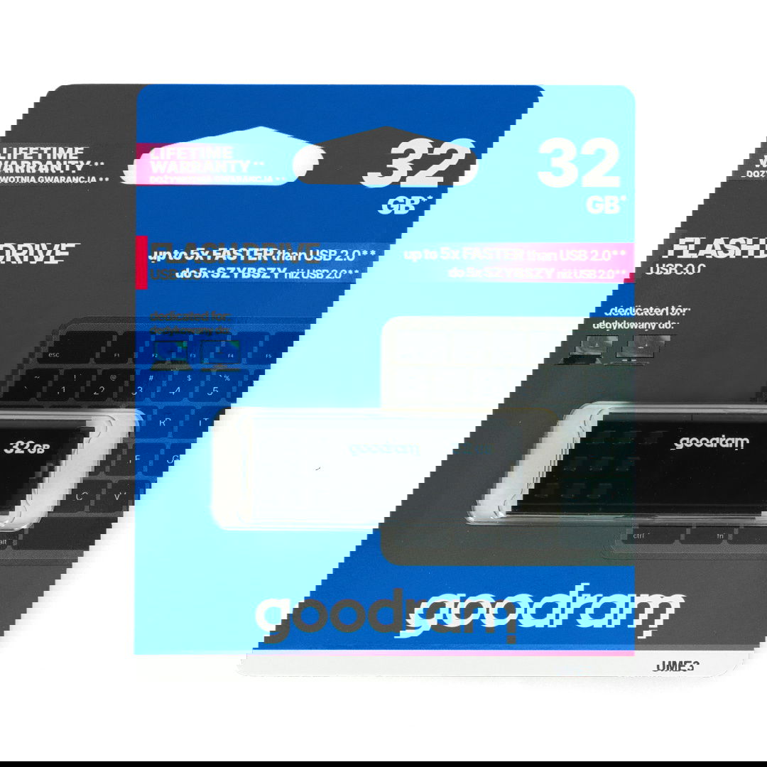 GoodRam Flash Drive - USB 3.2 Pendrive - UME3 černý 32 GB