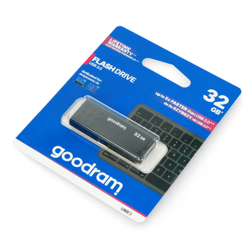 GoodRam Flash Drive - USB 3.2 Pendrive - UME3 černý 32 GB