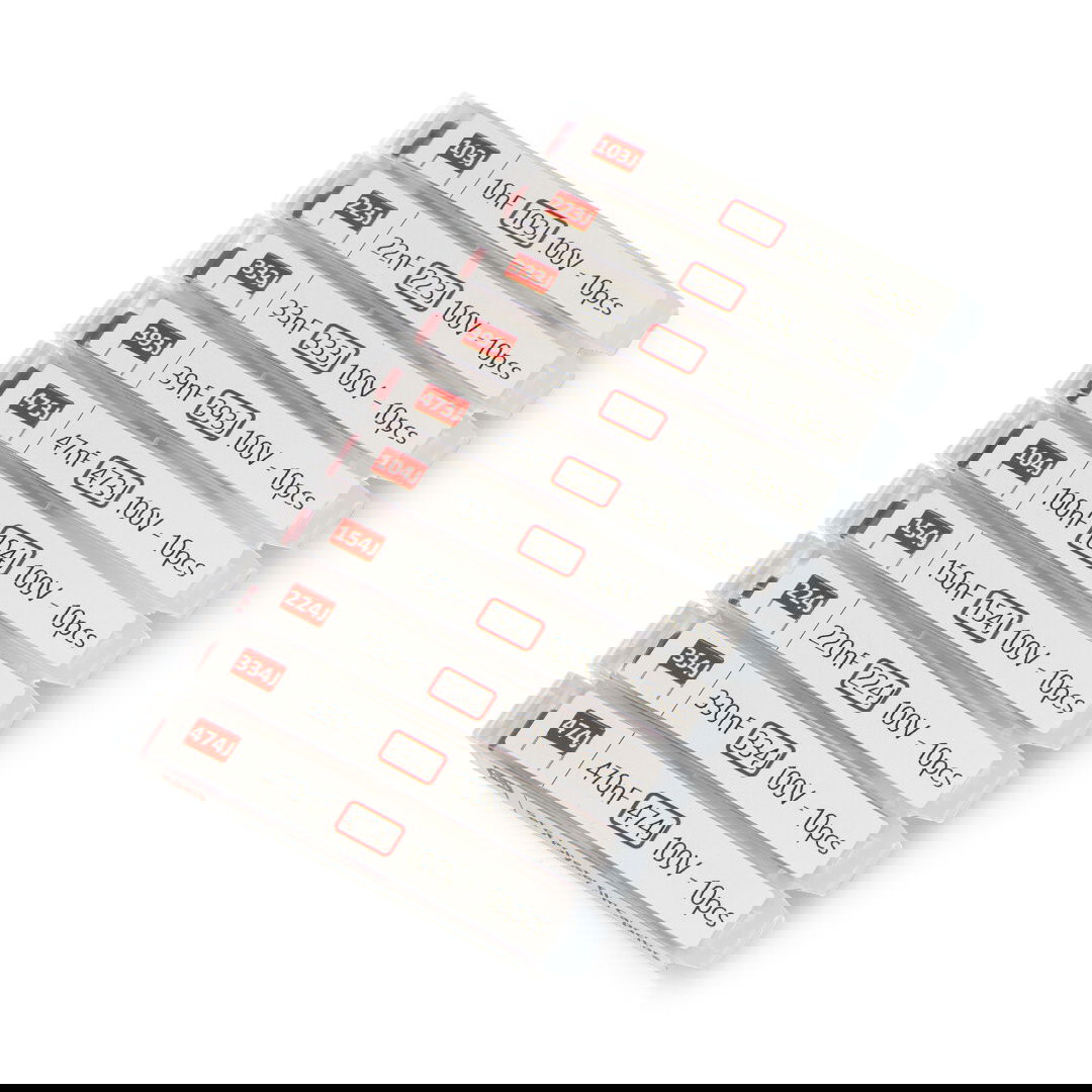 Zestaw kondensatorów foliowych poliestrowych 100V - 100szt.
