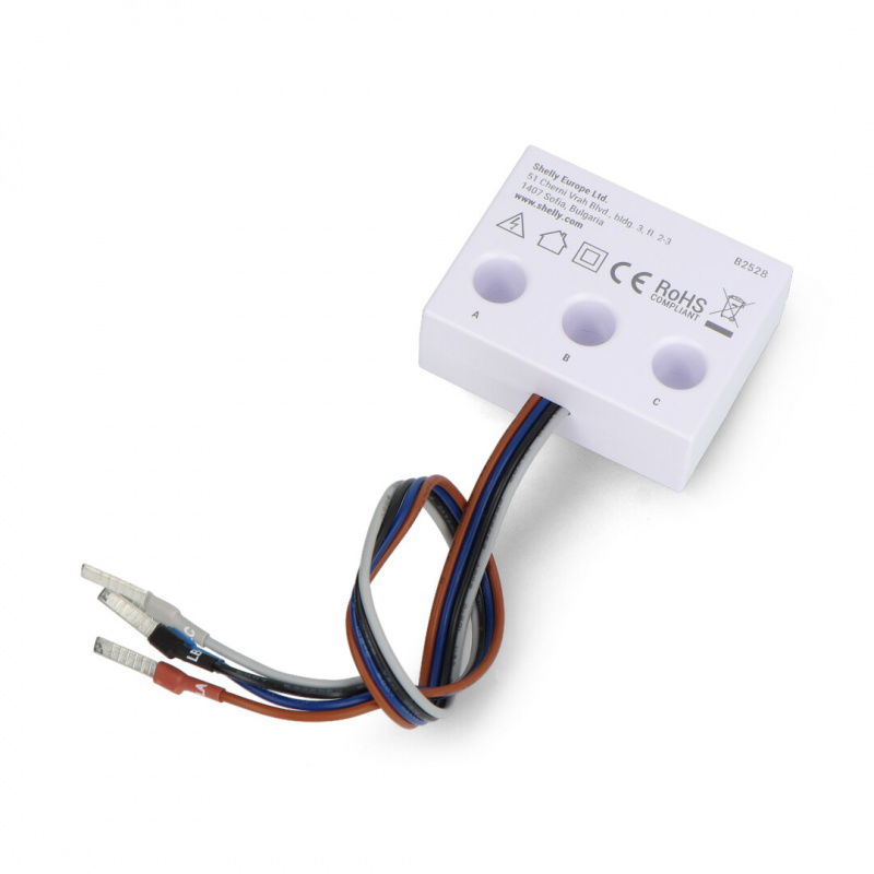 Shelly 3EM-63W Gen3 Miernik energii 1/3-kanałowy WiFi