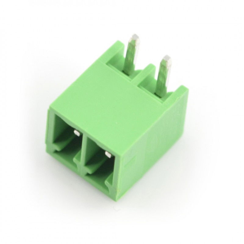 Zástrčka, 2kolíková montážní lišta, 3,5 mm rastr, úhlová, integrovaná