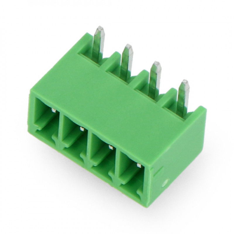 Montážní lišta KF2EDGR-Y-3.5-4P, zástrčka, 4-pólová, rozteč 3,5 mm, úhlová, uzavřená