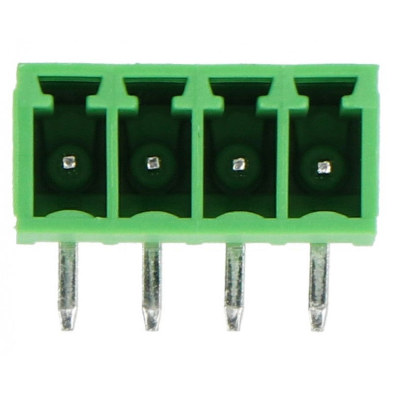 Montážní lišta KF2EDGR-Y-3.5-4P, zástrčka, 4-pólová, rozteč 3,5 mm, úhlová, uzavřená