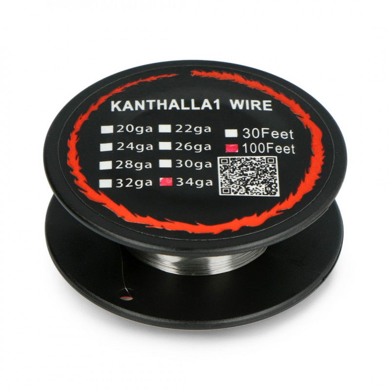 Odporový drát Kanthal A1 0,16 mm 56Ω/m - 30,5 m