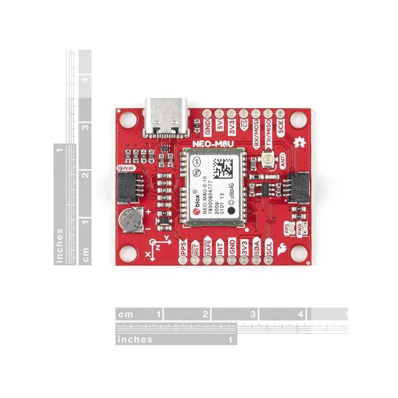 SparkFun GPS Dead Reckoning Breakout - NEO-M8U (Qwiic)