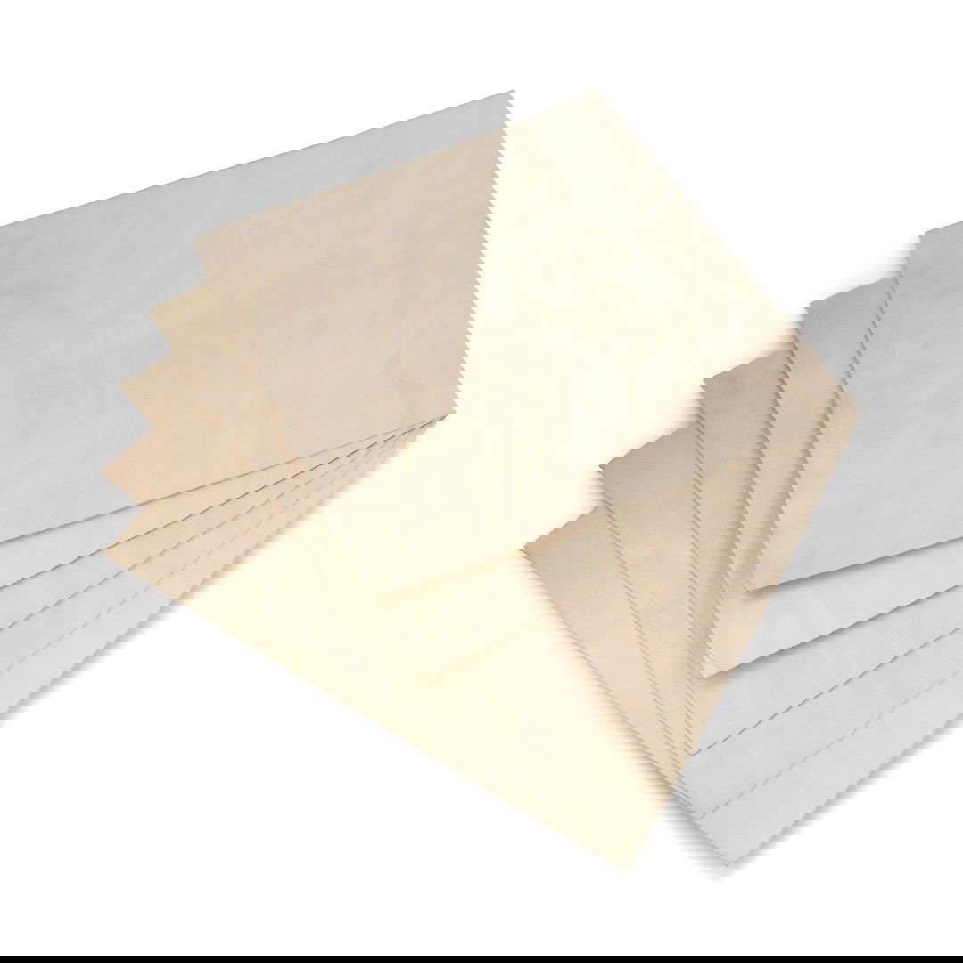 sklejka brzozowa 1mm 300x300mm (5szt) klasa 1/1