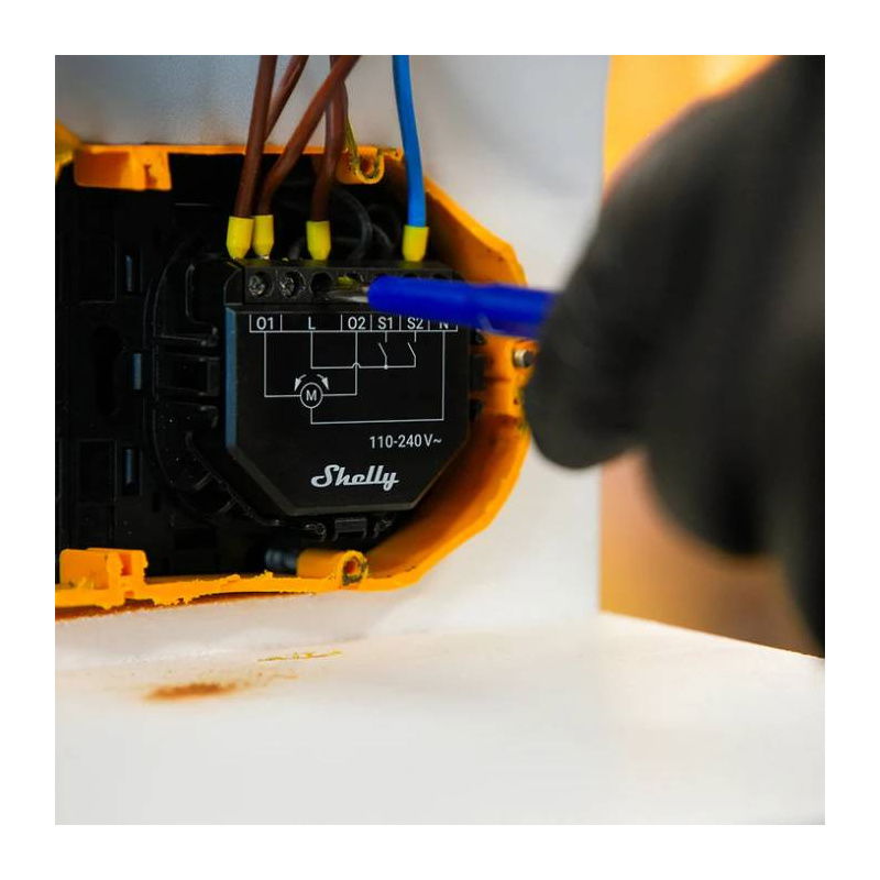 Shelly Zestaw 2 Sterowników do Żaluzji/Zasłon WiFi Shelly