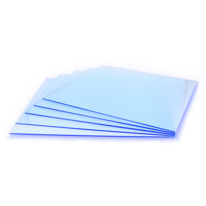 Plexi fluo niebieska 3mm 290x290mm (5szt)