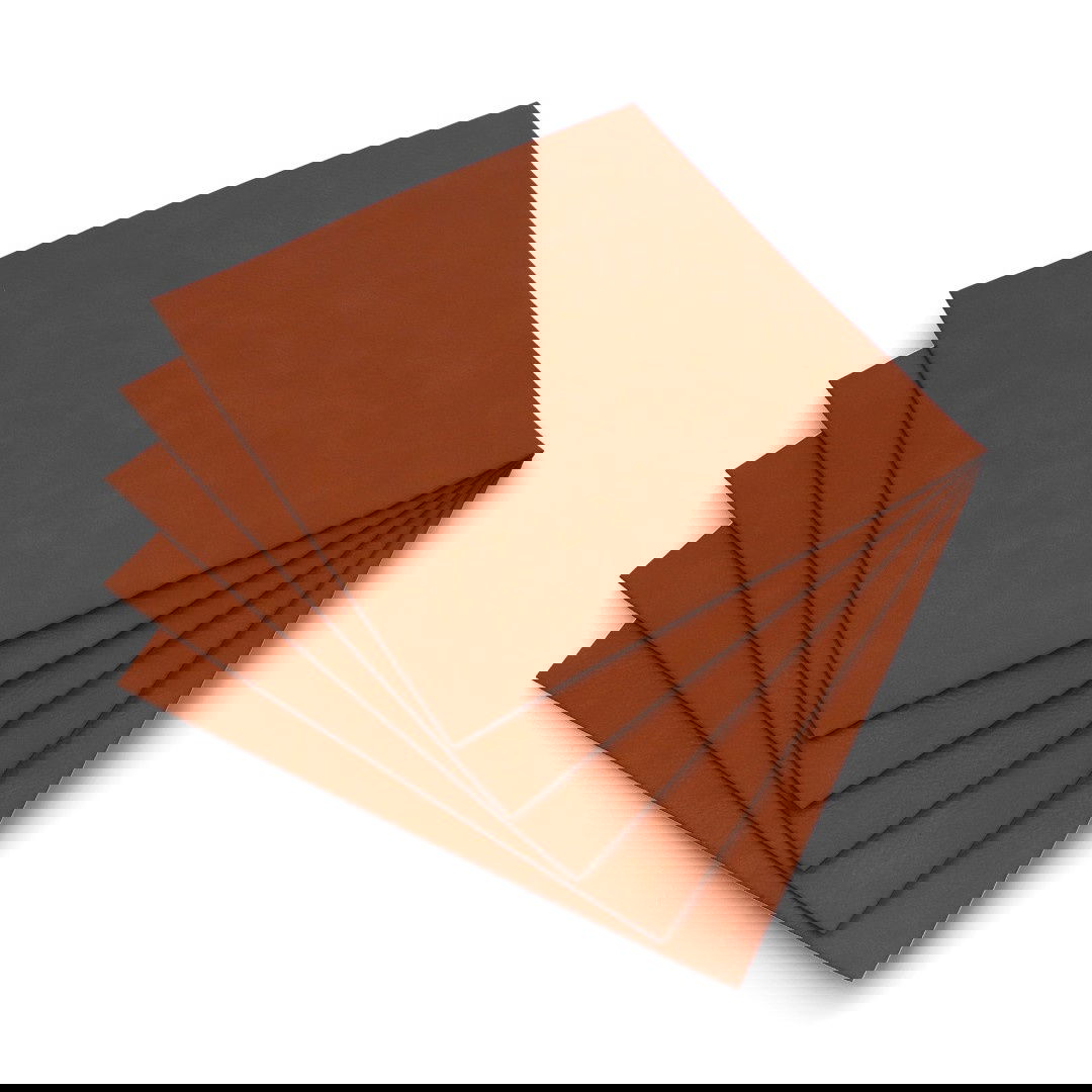 Skóra do grawerowania cynamonowy brąz 300x300mm (5szt.)