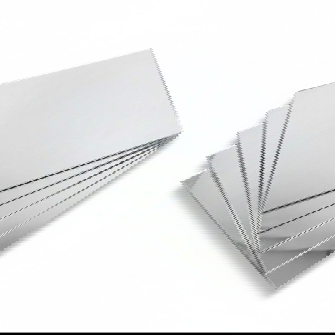 Plexi srebrne lustro 3mm 200x200mm (5szt)