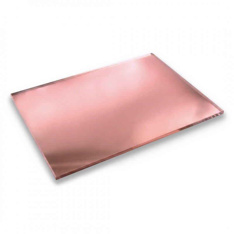 Płyta akrylowa PMMA - 3mm - 400x600mm - Rose Gold Mirror - 1szt.