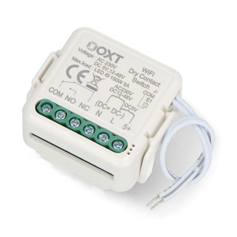 Tuya - jednokanálové mini beznapěťové relé - WiFi - aplikace