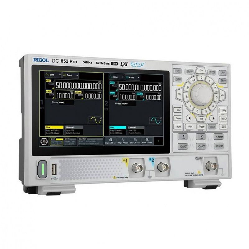 Generator Arbitralny RIGOL DG852 Pro - 2CH 50MHz 2Mpts/ch 625