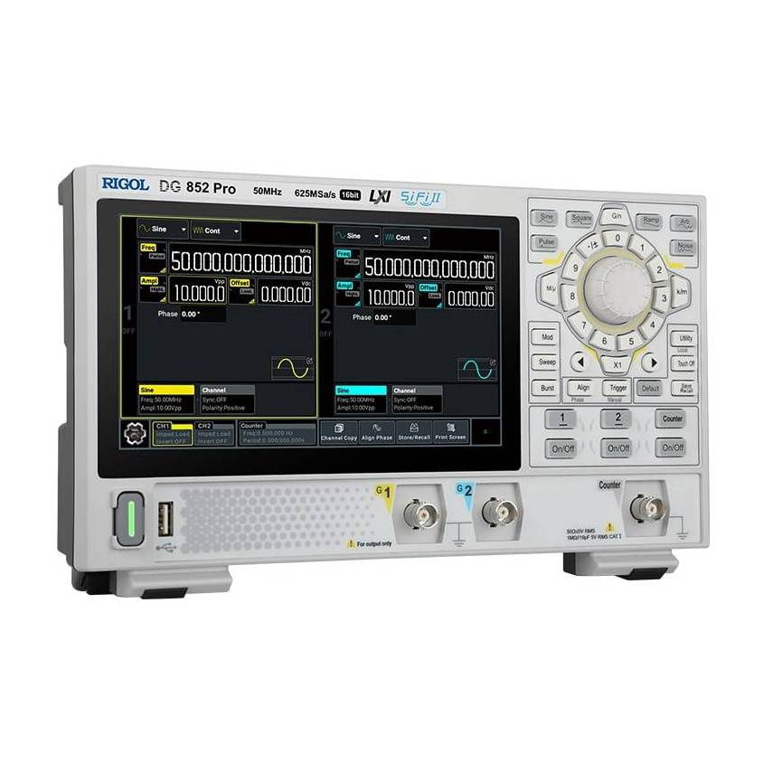 Generator Arbitralny RIGOL DG852 Pro - 2CH 50MHz 2Mpts/ch 625