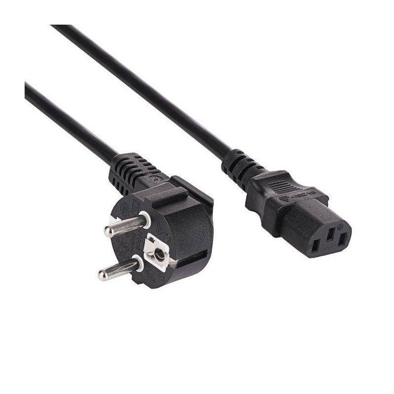 Kabel zasilający Akyga AK-PC-05S CU 3x1.5mm² CEE 7/7 / IEC C13