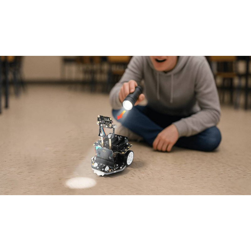 Maqueen Plus V3 - Advanced Matrix Laser Navigation STEM Robot